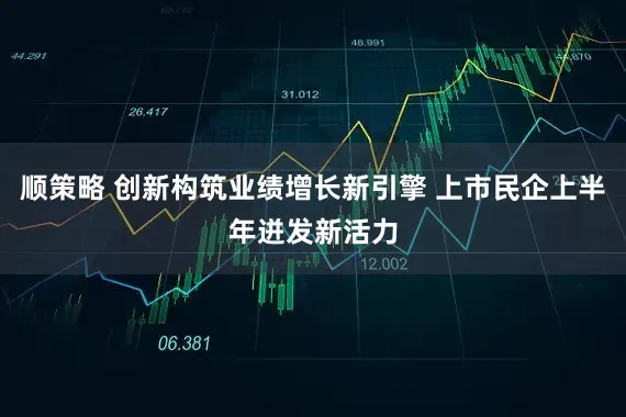 顺策略 创新构筑业绩增长新引擎 上市民企上半年迸发新活力